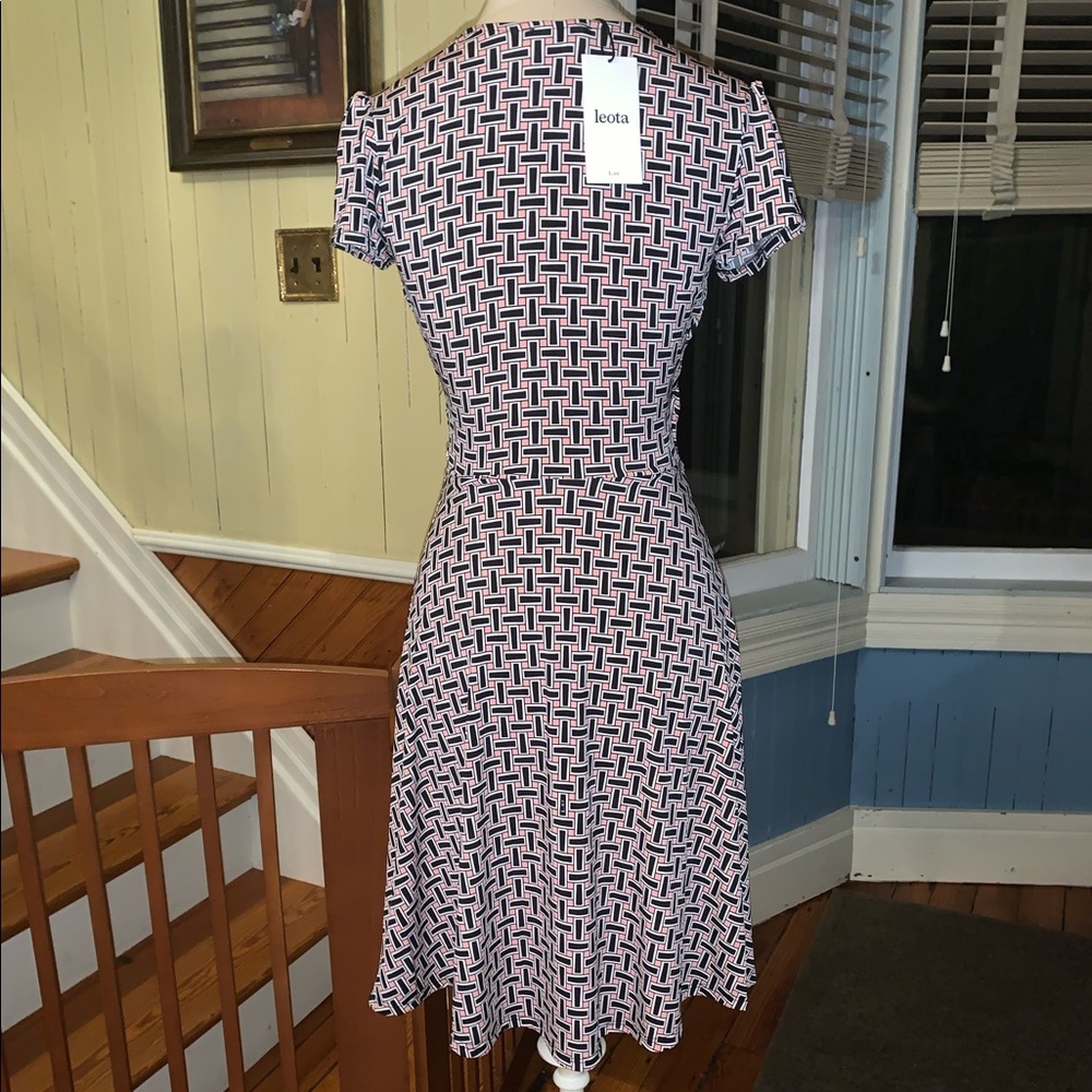 NWT Leota fit and flare jersey dress xs new π - Picture 6 of 8